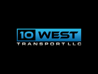 10 WEST TRANSPORT LLC logo design by RIANW