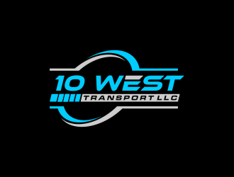 10 WEST TRANSPORT LLC logo design by haidar