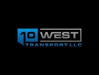 10 WEST TRANSPORT LLC logo design by checx