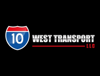 10 WEST TRANSPORT LLC logo design by cybil