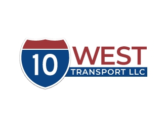 10 WEST TRANSPORT LLC logo design by nexgen