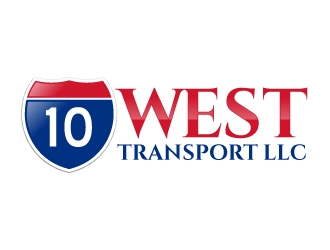 10 WEST TRANSPORT LLC logo design by nexgen