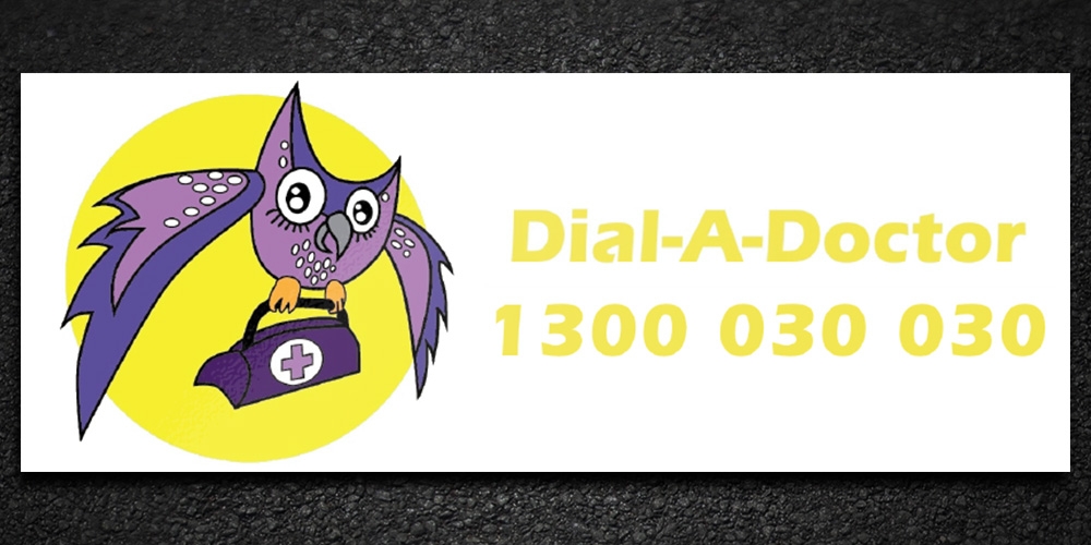 Dial A Doctor logo design by Gelotine