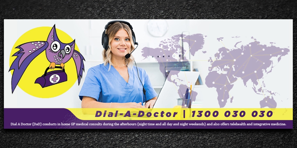 Dial A Doctor logo design by Gelotine