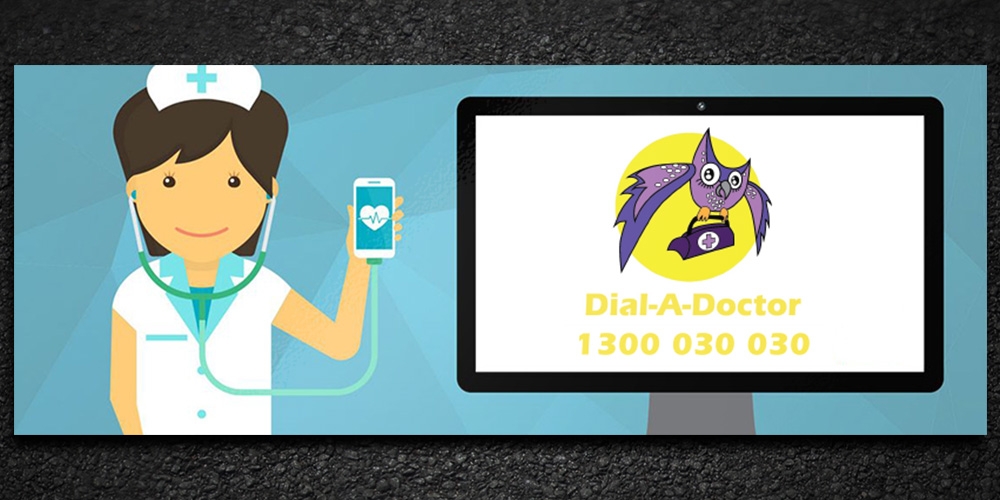 Dial A Doctor logo design by Gelotine