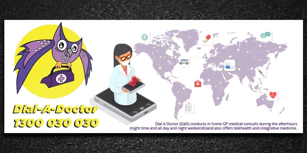 Dial A Doctor logo design by Gelotine