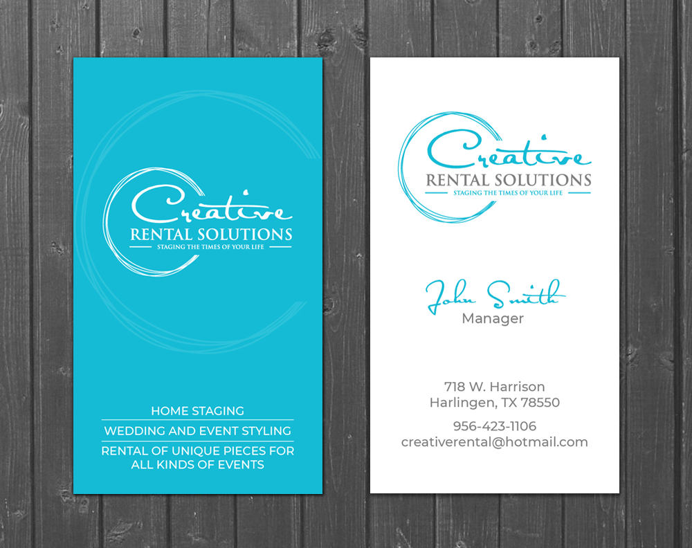 Creative Rental Solutions    logo design by Boomstudioz