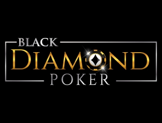 Black Diamond Poker logo design by jaize