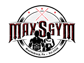 Max’s Gym logo design by PRN123