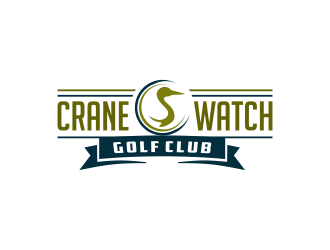 Golf Course operator. The new name is Crane Watch Golf Club.  logo design by semar