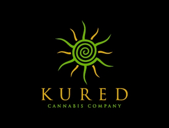 Kured Cannabis Company logo design by sakarep