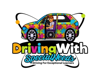 Driving with Special Needs logo design by DreamLogoDesign