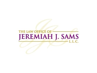 The Law Office of Jeremiah J. Sams, L.L.C. logo design by Creativeminds