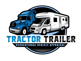 Tractor Trailer Recreational Vehicle Appraisal - TT RV Appraisal.com logo design by DreamLogoDesign