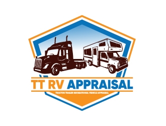 Tractor Trailer Recreational Vehicle Appraisal - TT RV Appraisal.com logo design by Erasedink