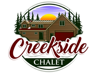 Creekside Chalet logo design by MAXR
