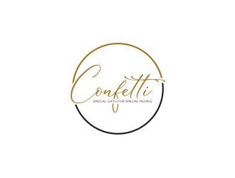 Confetti logo design by Sheilla