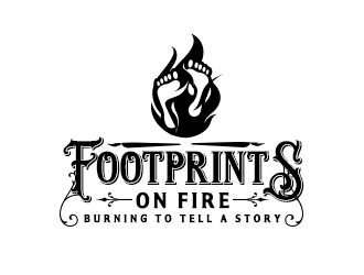 Footprints on Fire logo design by ProfessionalRoy