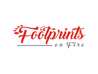 Footprints on Fire logo design by cintya