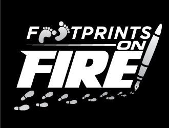 Footprints on Fire logo design by Suvendu