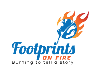 Footprints on Fire logo design by mppal
