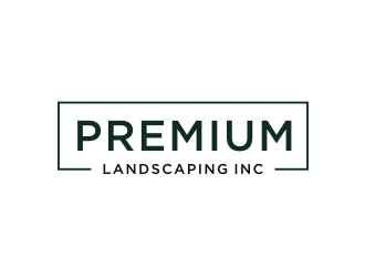 premium landscaping inc logo design by christabel