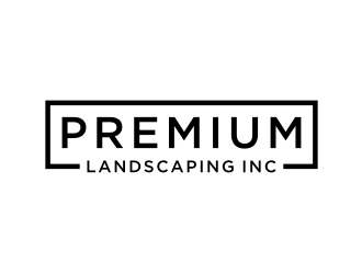 premium landscaping inc logo design by Zhafir