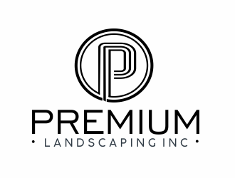 premium landscaping inc logo design by cgage20