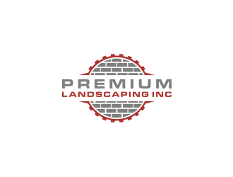 premium landscaping inc logo design by bricton