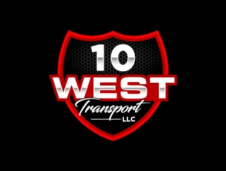 10 WEST TRANSPORT LLC logo design by pambudi