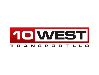 10 WEST TRANSPORT LLC logo design by Sheilla