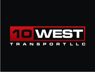10 WEST TRANSPORT LLC logo design by Sheilla
