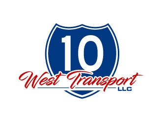 10 WEST TRANSPORT LLC logo design by daywalker