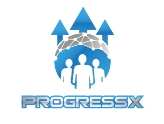 Progress X logo design by Frenic