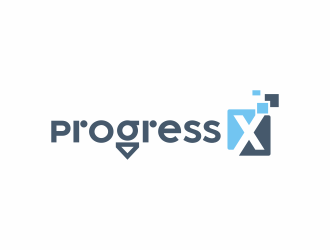 Progress X logo design by goblin