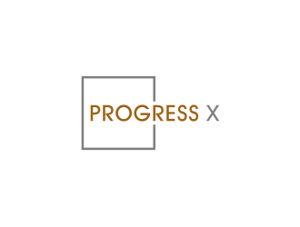 Progress X logo design by bricton