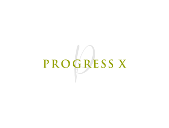 Progress X logo design by bricton