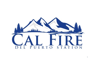 Cal Fire Del Puerto station logo design by AamirKhan