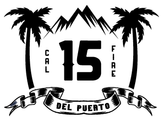 Cal Fire Del Puerto station logo design by Frenic