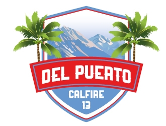 Cal Fire Del Puerto station logo design by Frenic