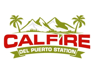 Cal Fire Del Puerto station logo design by AamirKhan