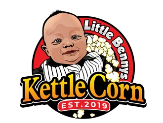 Little Bennys Kettle Corn logo design by DreamLogoDesign
