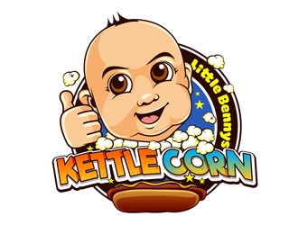 Little Bennys Kettle Corn logo design by DreamLogoDesign