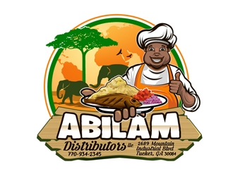 ABILAM DISTRIBUTORS LLC (ATTIEKE) logo design by DreamLogoDesign