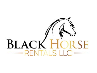 Black Horse Rentals LLC logo design by qqdesigns