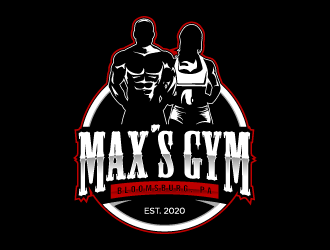 Max’s Gym logo design by torresace