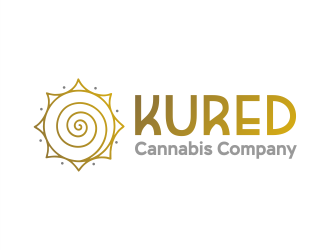 Kured Cannabis Company logo design by Gwerth