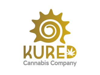 Kured Cannabis Company logo design by Gwerth