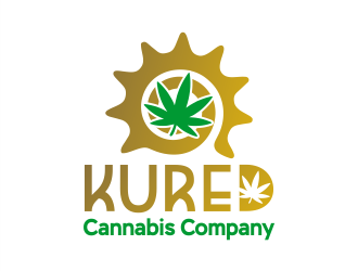 Kured Cannabis Company logo design by Gwerth