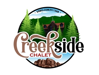 Creekside Chalet logo design by DreamLogoDesign